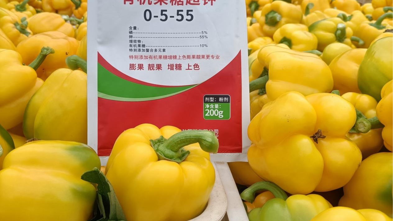 彩椒膨果转色期用什么肥好?
